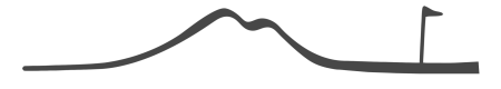 Logo du golf du Chambon-sur-Lignon en gris